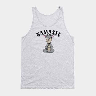 Namaste Goat Yoga Fitness Funny Tank Top